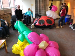 Design students create a sculpture garden