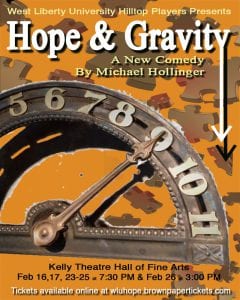 Hope and Gravity coming soon to Kelly Theatre