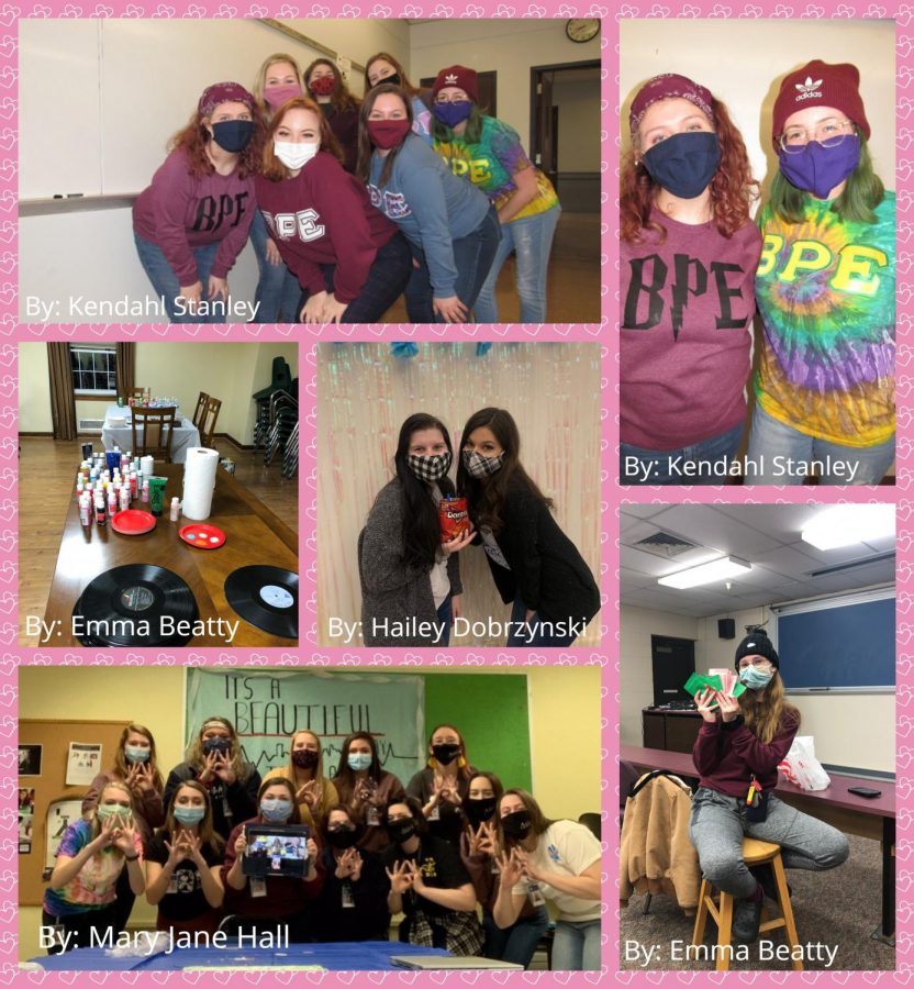 BPE photos (top right and left) by Kendahl Stanley
Middle Left and Bottom Right photos by Emma Beatty
Chi Omega (middle) photo by Hailey Dobrzynski
Delta Theta Kappa (bottom left) by Mary Jane Hall