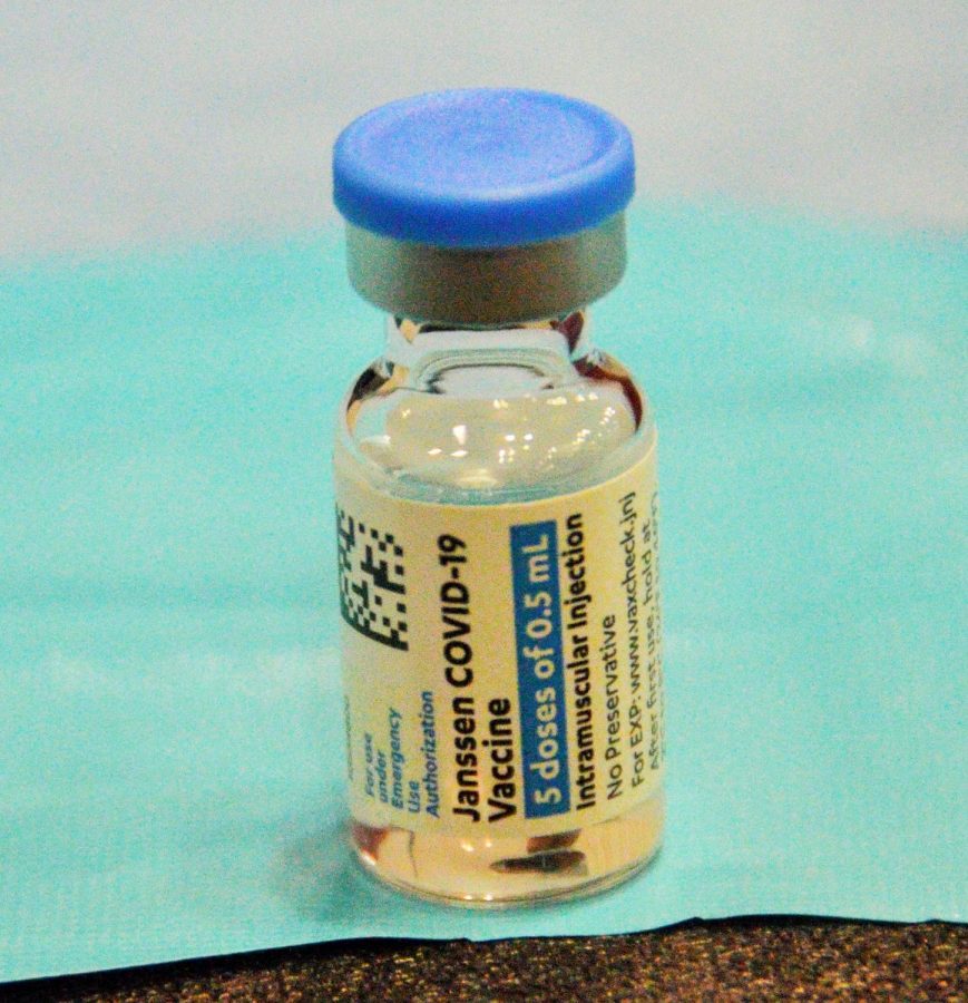 A vaccine for immunization against COVID-19, developed by Janssen Pharmaceuticals, a subsidiary of Johnson & Johnson. - Wikimedia Commons