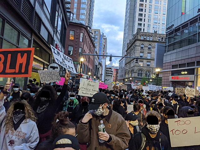 Boston%2C+MA+protest+following+Floyds+death