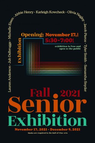 2021 senior art exhibition opens in the Nutting Gallery
