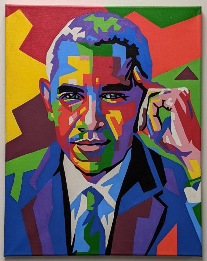 Portrait+of+Barack+Obama+by+Vondel+Bell.
