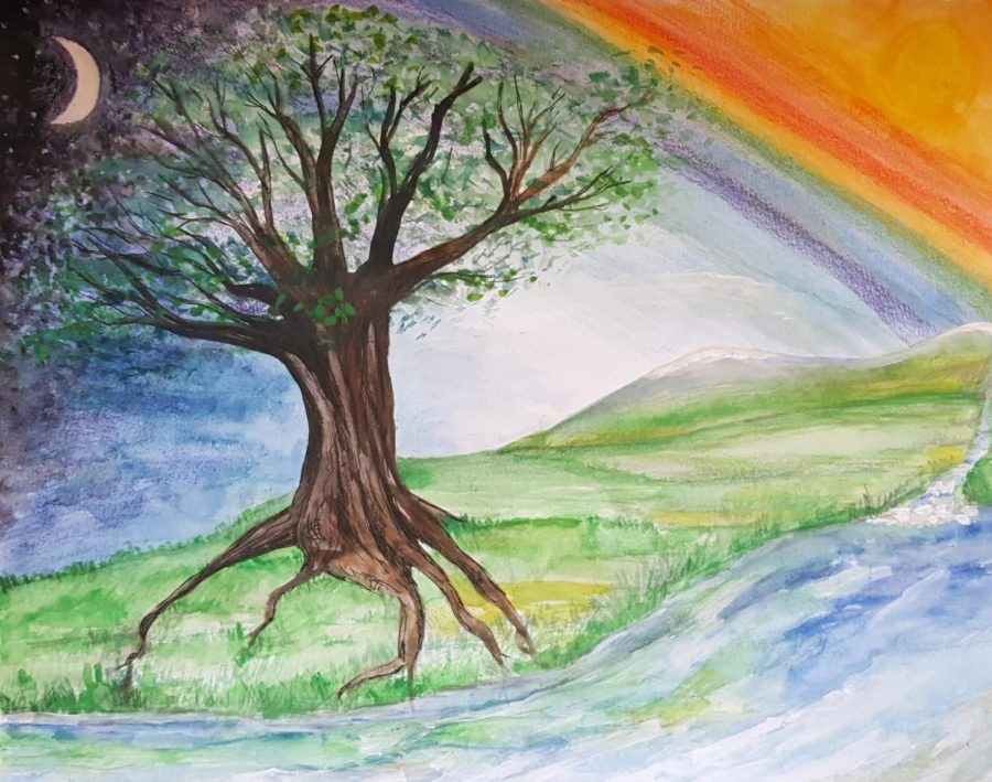 Image of a Tree of Life located on the donation website for the Creative Arts Therapy Program