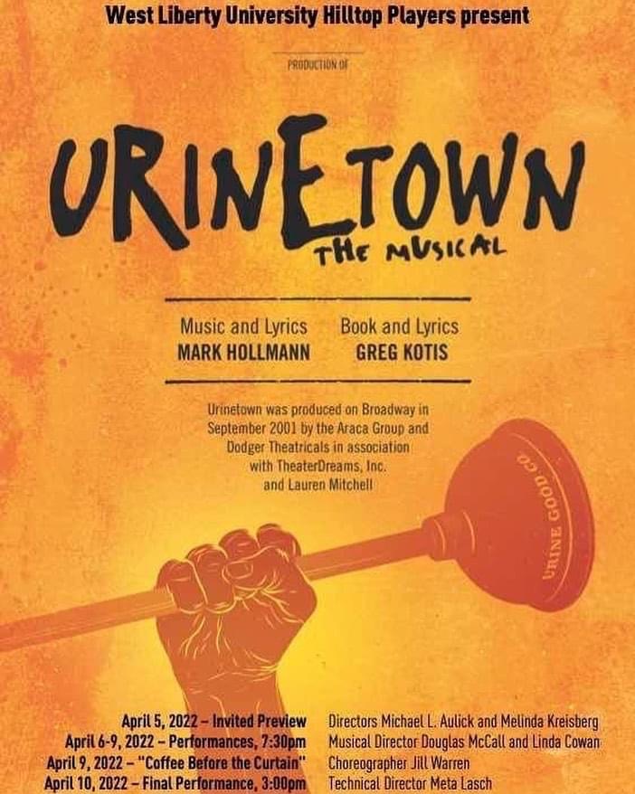 Hilltop Players prepare for “Urinetown” opening night
