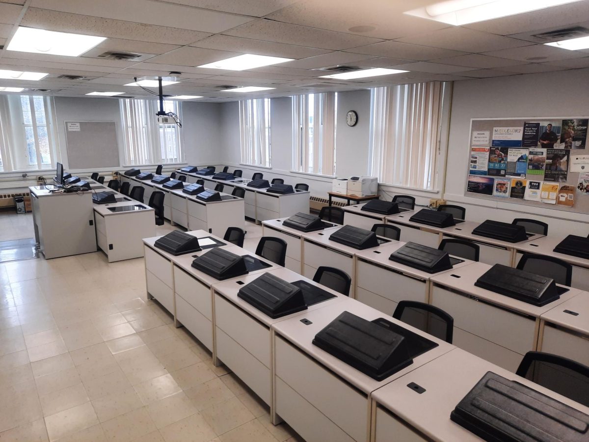 The computer lab in Main 