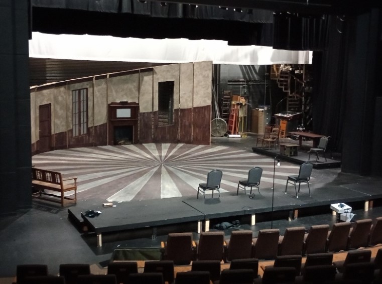The Welkin set in the Kelly Theatre